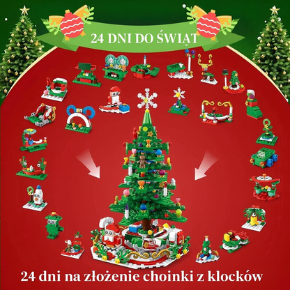 MagicTreeBox - Kalendarz Adwentowy z Klocków | 701PCS