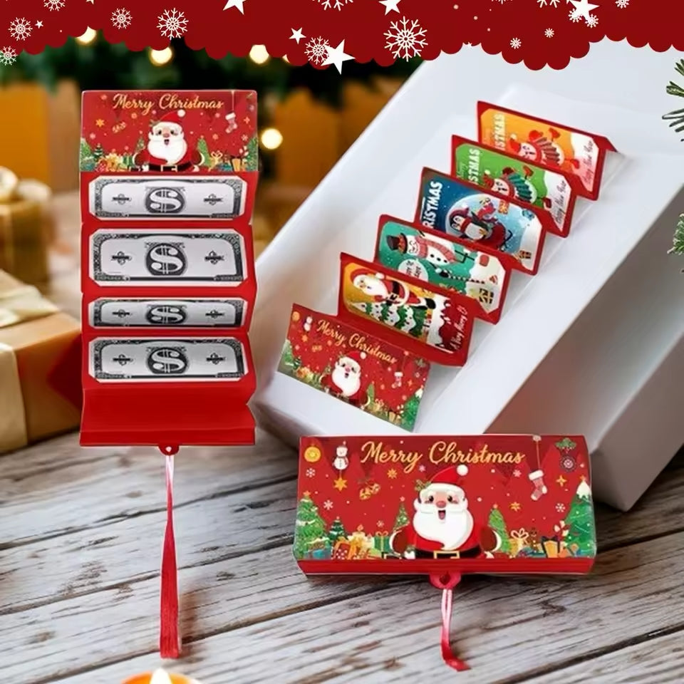 SantaRoll - Świąteczna Koperta na Pieniądze | Rozwijana